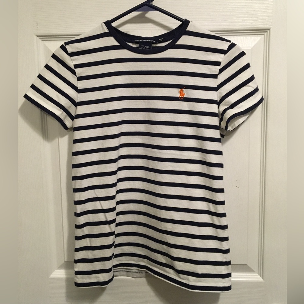 EUC Ralph Lauren Sport striped tee. Size M.